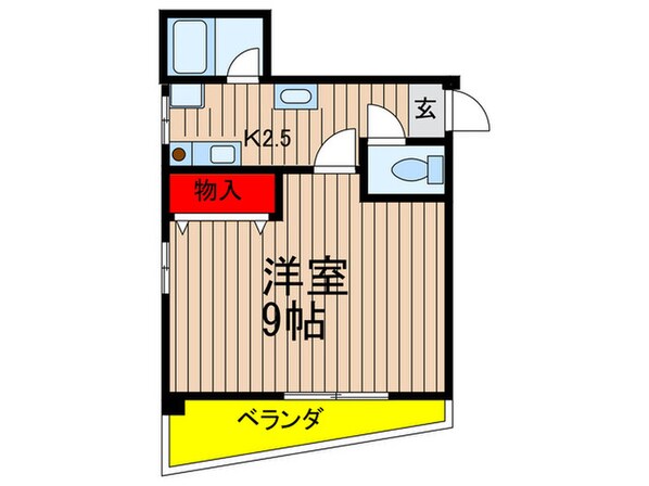 アベニュ-2002の物件間取画像